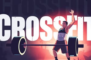 CrossFit 레벨 1 훈련 가이드