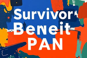 Navy Survivor Benefit Plan Overview