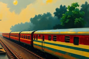 Indian Railways: Event Classification Quiz