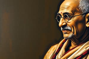 Mahatma Gandhi and Nationalism in India