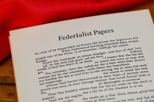 Sentiment Analysis and The Federalist Papers