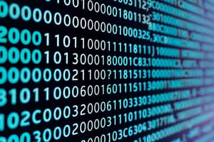 Information Coding: Binary, BCD, EBCDIC, and ASCII