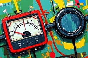 Electrical Resistance Measurement Flashcards