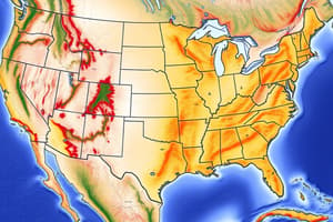 Geography and Early U.S. Settlements