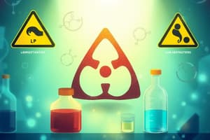 Lab Safety Symbols Quiz