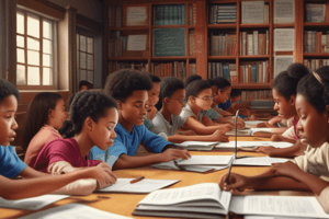 Racial Dynamics in the U.S. Education System