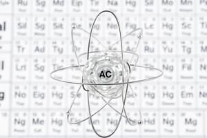 Basic Chemistry Concepts Quiz