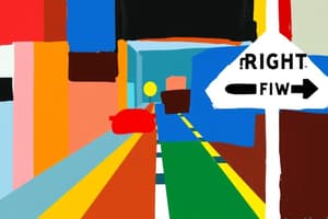 Right of Way Rules Flashcards