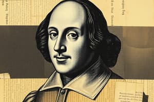 Shakespeare's Life and Works Quiz