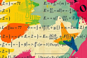 Algebraic Expressions for Word Problems