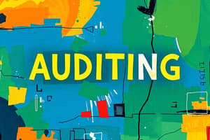 Auditing Financial Statements Quiz