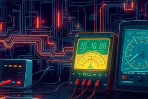 Electric Circuits and Basic Electrical Quantities