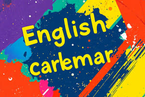 English Language Skills and Grammar Quiz