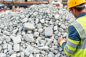 Desperdício e Reciclagem de Cimento