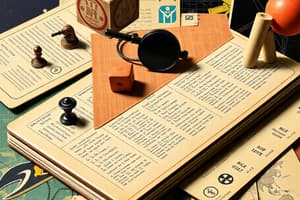 Components and Rules in Board Games