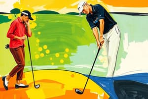 Junior Golf Overview Quiz