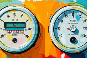 Meter Testing & Replacement Procedures