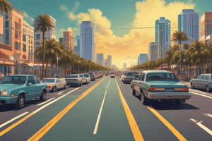 Florida Traffic Laws: Obstruction of Public Streets