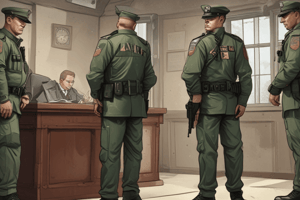 19-01 Military Law and Arrest Procedures