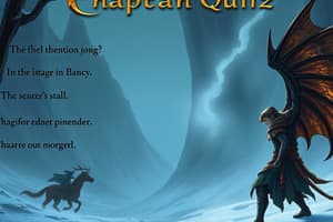 Eragon Chapters 1-5 Quiz