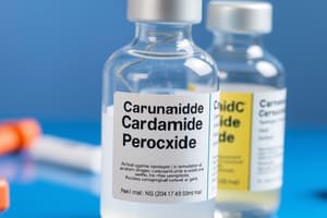 Carbamide Peroxide Overview and Administration