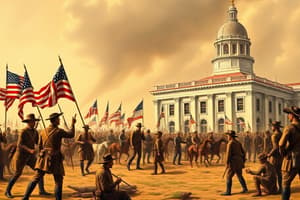 Civil War and Early American History Quiz