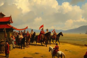 Mongolian Empire Overview Quiz