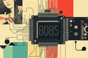 8085 Microprocessor Architecture Quiz