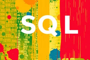 Introduction to SQL and Its Applications