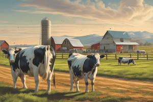 Dairy Farming and Milk Quality