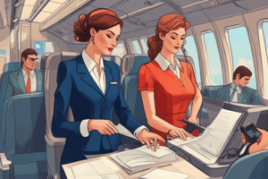 Flight Attendant Procedures: Departure and Taxi-Out