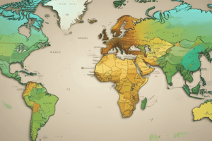 World Population Distribution Quiz