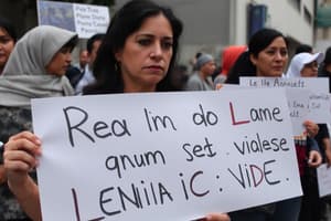 Lei Maria da Penha e Feminicídio