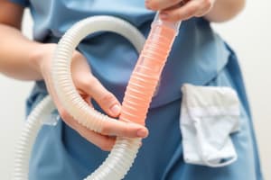 Rectal Tube Insertion Procedure