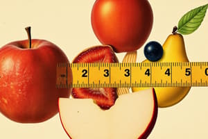 Fruit Measurement Quiz