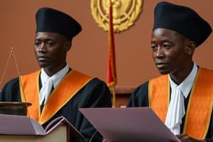 Droit Judiciaire Congolais - Quiz