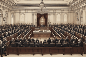 Constitution and Parliamentary Procedures Quiz