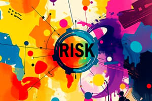 Risk Management Processes Quiz