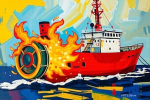 Offshore Supply Vessel Engine Fire: NTSB Report