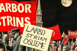 Labor Unions, Strikes & Collective Bargaining