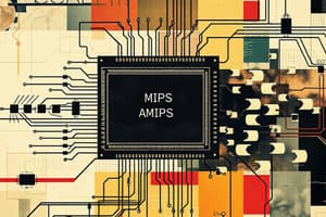 MIPS Control Flow Instructions Quiz