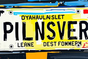 Issuance of Undercover License Plates