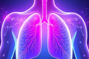 Respiratory Volumes and Capacities Quiz