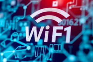 IEEE 802.11 Wi-Fi Standards and Architecture