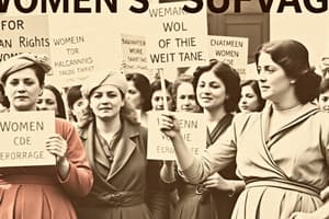 Sufragio Femenino: Historia y Derechos