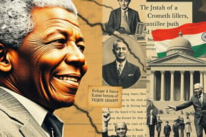 South African Apartheid and Indian Constitution Quiz