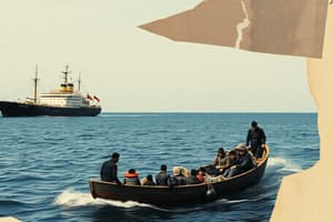 Aegean Sea Smugglers' Journey to Greece