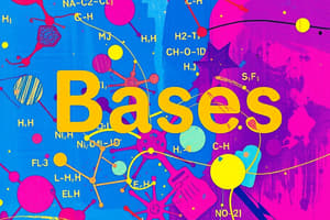 Properties of Bases Flashcards