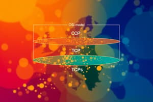 OSI and TCP Models