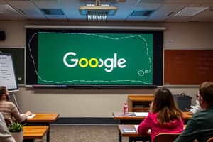 Digital Classrooms and Google Tools Overview